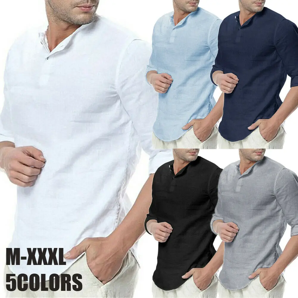 

Berman Fashion Men Shirt Long Sleeve Cotton Solid Casual Basic Shirt Men Tops Leisure Fitness Pullovers M-3 XL Plus Size 2019