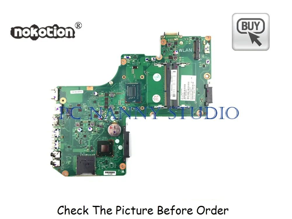PCNANNY V000308040 для Toshiba L955 L950 материнская плата ноутбука i3 3217U 1 8 Ghz 6050A2532401 DDR3