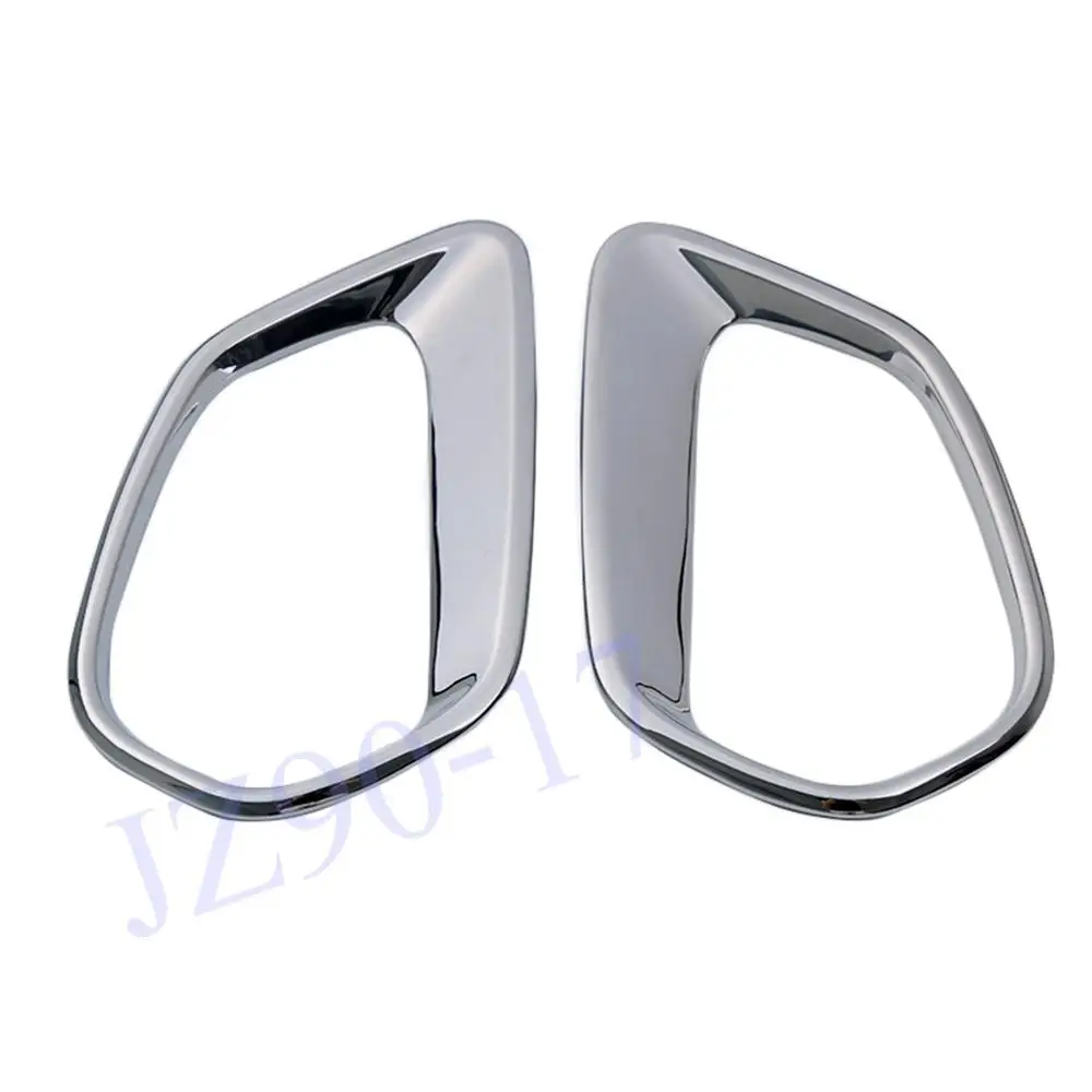 

ABS Chrome Rear Tail Fog Lights Lamp Molding Garnish Cover Trim Fit For Mitsubishi Outlander 2016 2017 2018 2019 Decoration