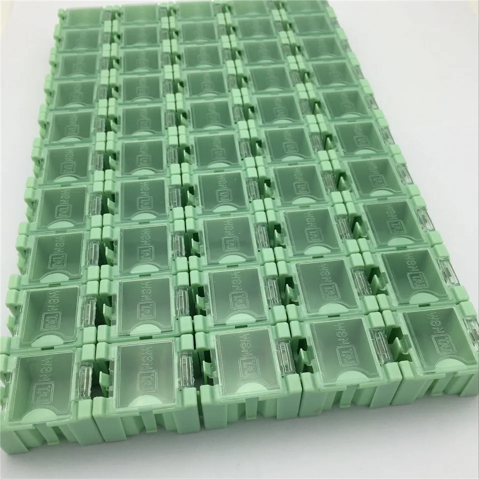 

High Quality 50pcs SMD SMT Electronic Storaged Case Component Mini Storage Box and Practical Jewelry