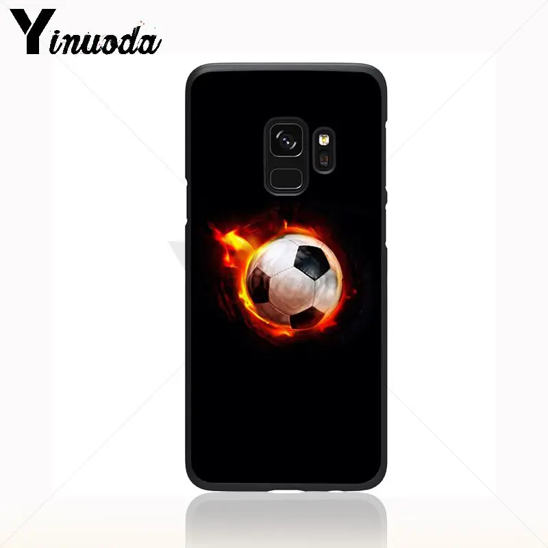 burning fire football field sports