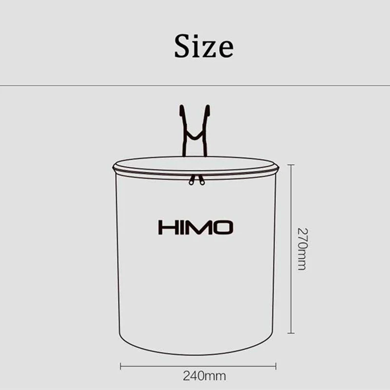 Оригинал Xiaomi Himo 12L Водонепроницаемая корзина для хранения велосипедная сумка