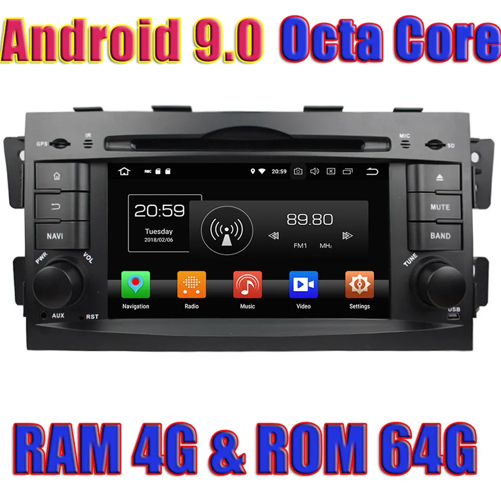 Wanuary Octa Core Android 9 0 автомобильный DVD GPS навигация для KIA Mohave Borrego 2008 2009 2010