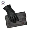 2022 Winter men deer skin leather gloves male warm soft black sewing design men mittens imitate rabbit hair 70% wool lining-07 ► Photo 3/6