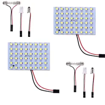 

HAMBODER 2x Car Vehicle Interior Panel Light 48 SMD LED T10 Festoon Dome Bulb Lamp White July18 Drop ShippingA17