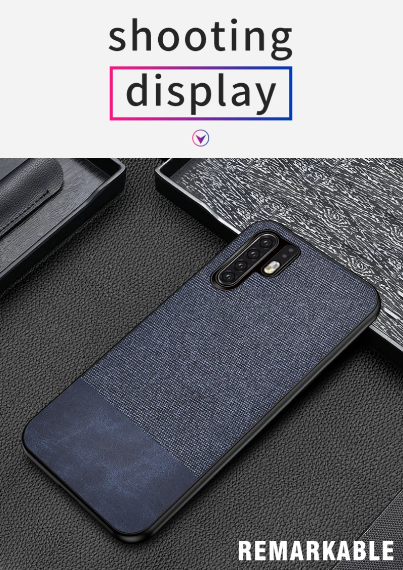 Huawei P30 P30 Pro Cloth PC+TPU Stitching case_94
