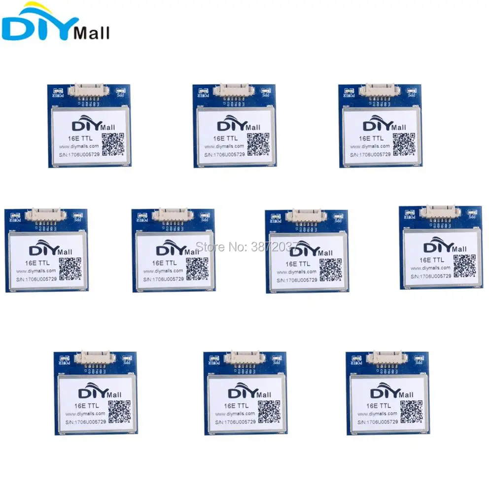 

10pcs/lot DIYmall GPS Module Replace VK16E Gmouse 9600bps TTL Level for Car GPS Monitoring Navigation