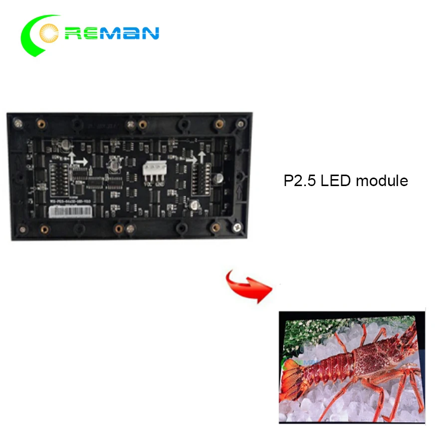 

Free shipping panel led pantalla smd 2121 black lamp led module nationstar knlight 160x80 P2.5 P3 P4 P5