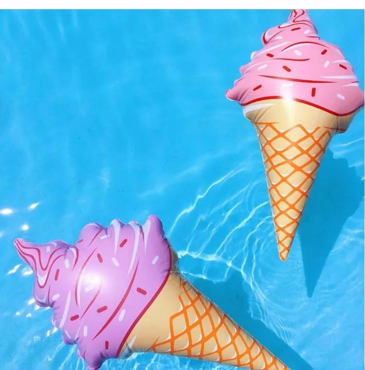New Ice Cream Water Pool Water Fun Float Toys Inflatable Birthday Children Game Toys Party