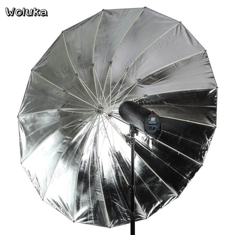 Large 150cm reflective Black silver umbrella flash accessories