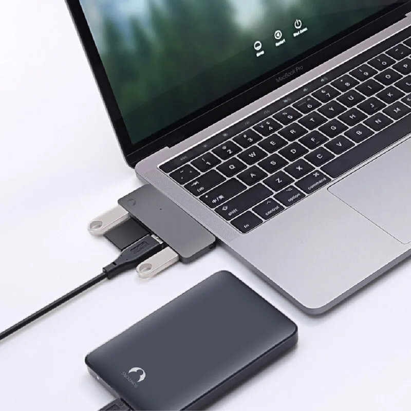 Snowkids USB C концентратор Тип C до USB3.0 SD TF кардридер разветвитель док-станция для ноутбука MacBook hp Dell samsung Asus ZenBook huawei Mi