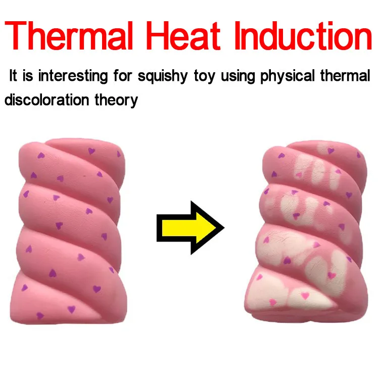 Термальная индукция кальшиес крученый сахар медленно поднимающийся ароматизированный снятие стресса подарок медленно поднимающийся ароматизированный снятие стресса игрушки M0228