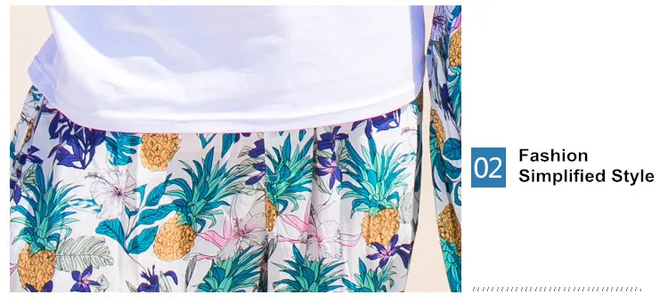 Family Matching Clothing Bohemian Pineapple Printed Mother Daughter Dress Dad Son Boys Tshirts And Shorts 22