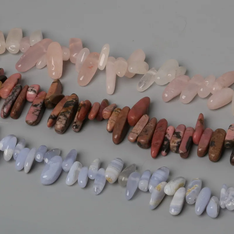 

New Arrival! 10-30mm Rhodonite Natural Stone Chip Beads for Bracelet Necklace Strand 38cm Approx 50pcs