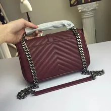 College Genuine Leather Tote Satchel Monograms Bags Classic Baby Chain Quilted Leather Shoulder Bag Handbags
