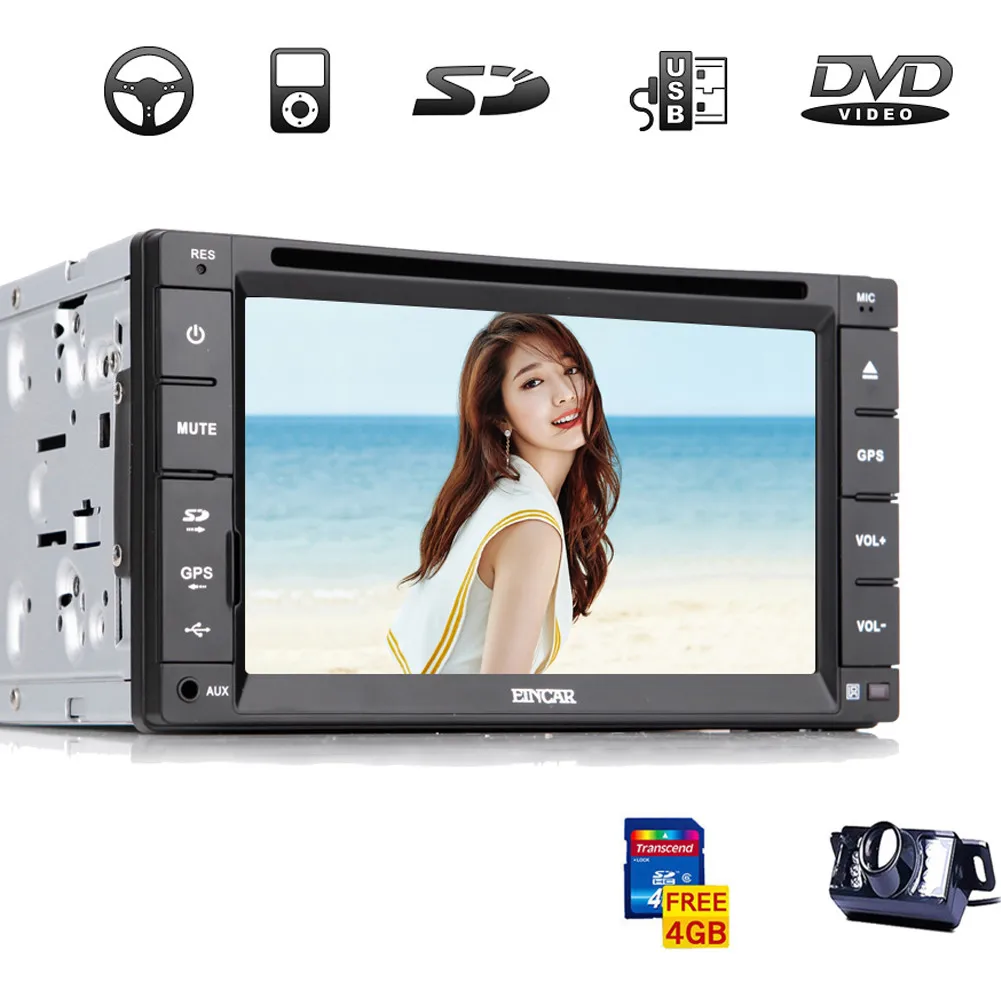 Автомобильный dvd плеер In dash 2DIN 6 2 дюймовый GPS Стерео Авторадио емкостный сенсорный