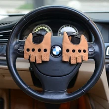 Мужские оленьей кожи водительские перчатки Фитнес Перчатки Половины Палец мотоцикл, перчатки