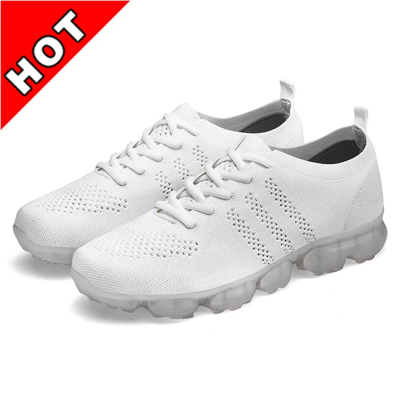 

New jelly Sole Size 39-47 Breathable Casual Fashion Men's Sneakers Shoes Black White Gray Men's Shoes Outdoor Sports Man Shoes