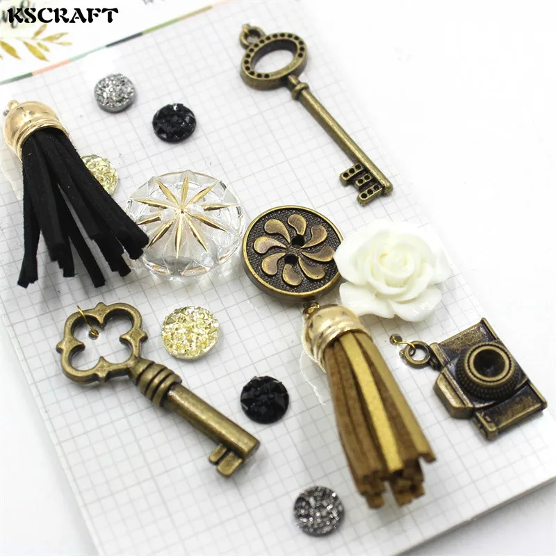 

KSCRAFT New Tassel Trinkets for Scrapbooking DIY Projects/Photo Album/Card Making Crafts