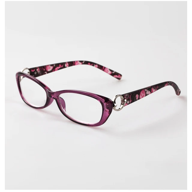 Cheap Women''s Reading Glasses magnifier Blue light blocking glasses with diopters Computer Radiation protection UV400 Spectacles H5