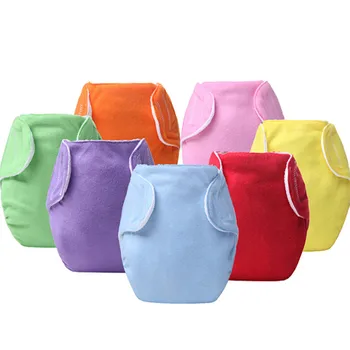 

5pcs/lot Anyongzu Labs Pants 7 Color Magic Cloth Diaper Baby Summer Washable Nappy Reusable Briefs
