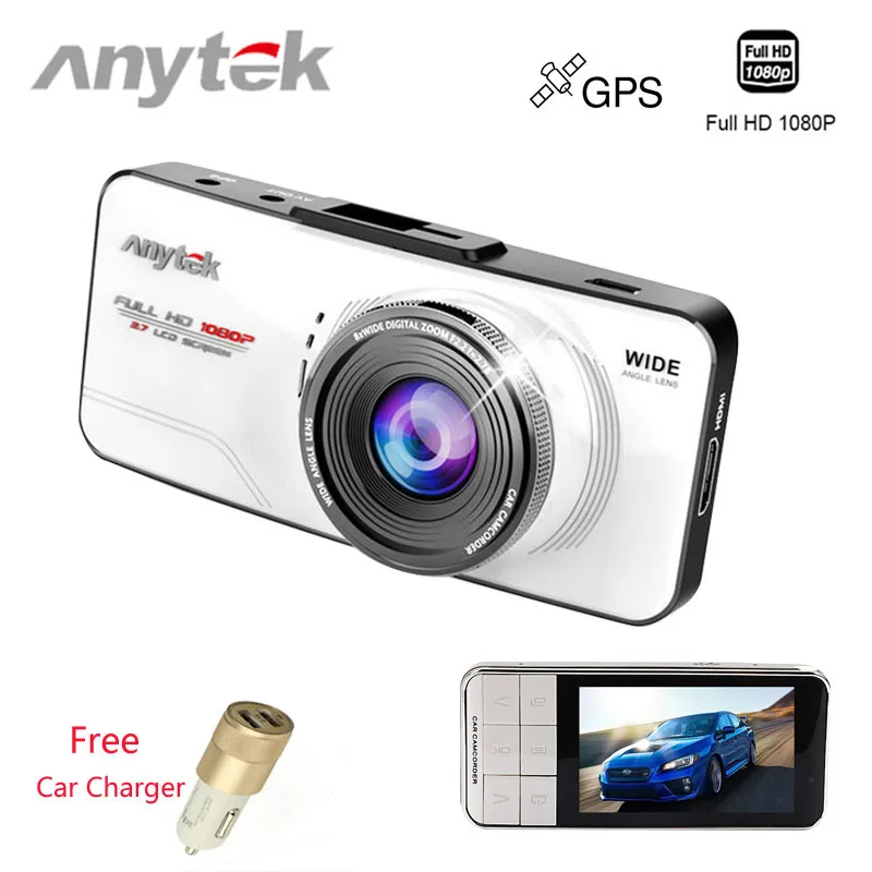 

Anytek AT66A Car DVRS Full HD 1080P Car Camera 170Degree 6G Lens Supper Night Vision Dash Cam Car Dvr Registrator