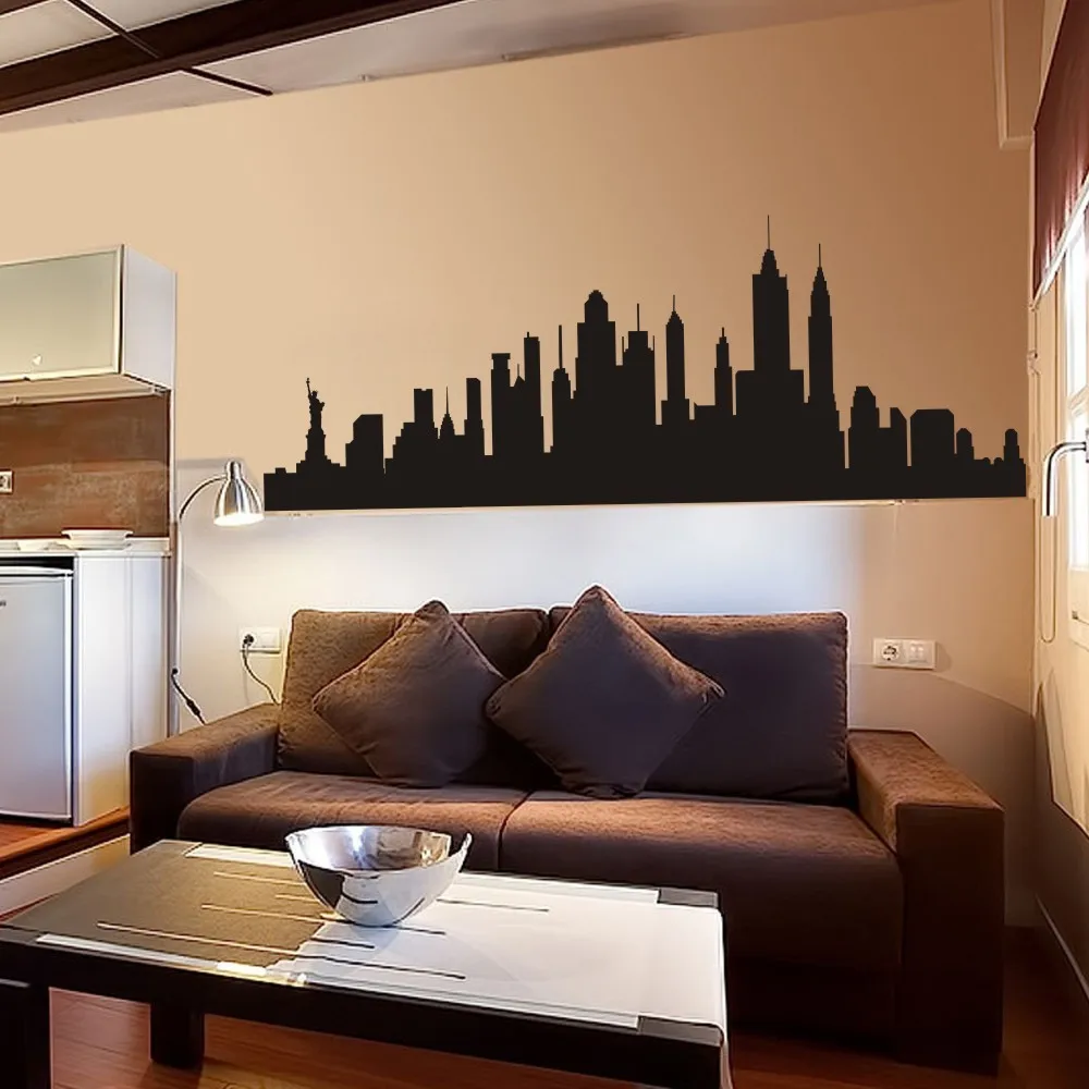 Wall Decal New York City NYC Skyline Cityscape Travel Vacation