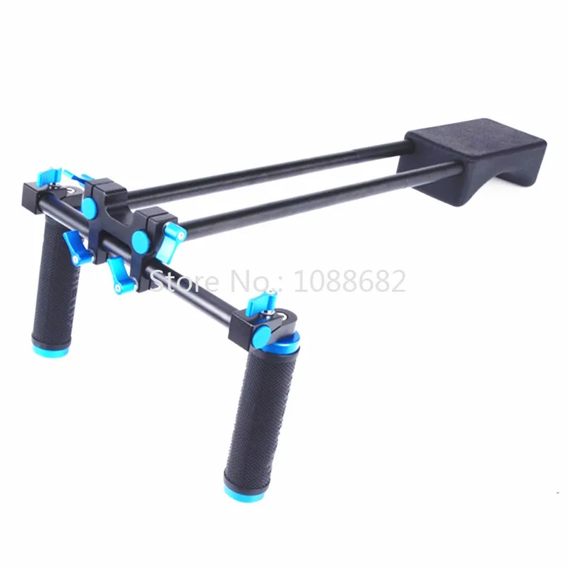 Jadkinsta DSLR Rig 5D2 6D D800 Camera Mount Head Handheld Grip Video Shoulder Pad Support System 15mm Rod Clamp Bracket Stand (2)