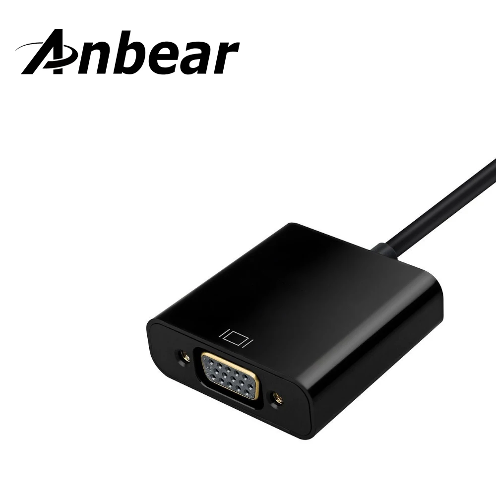 Мини Дисплей Порты и разъёмы VGA Anbear Mini DP (Thunderbolt совместимый) мужчин женщин адаптер