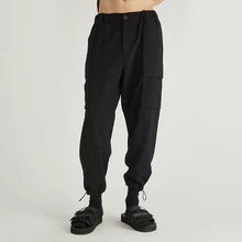 Новая мужская одежда стилист волос индивидуальность девять минут брюки веревка-тяга и галстук в оснастке плюс размер костюмы 27-46