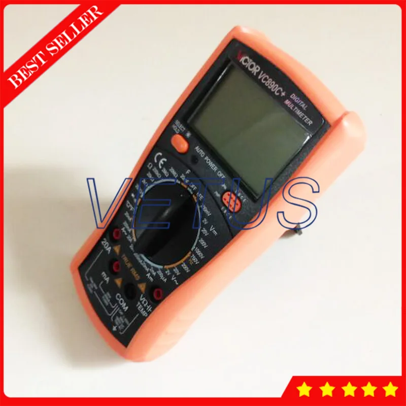 Профессиональный Виктор VC890C + цифровой Avometer с True RMS Подсветка дисплей бренд