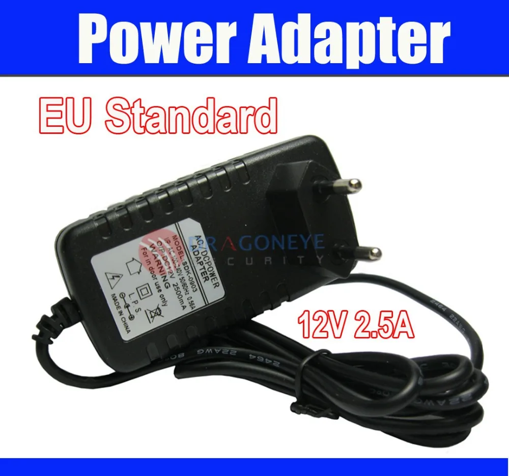 Buy Eu Europe DC 12V 2.5A Power Adapter High Quality