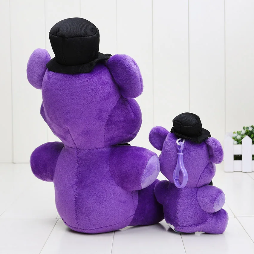10 шт./лот 25 см 14 FNAF Five Nights At Freddy's плюшевые игрушки кошмар Фиолетовый медведь Freddy