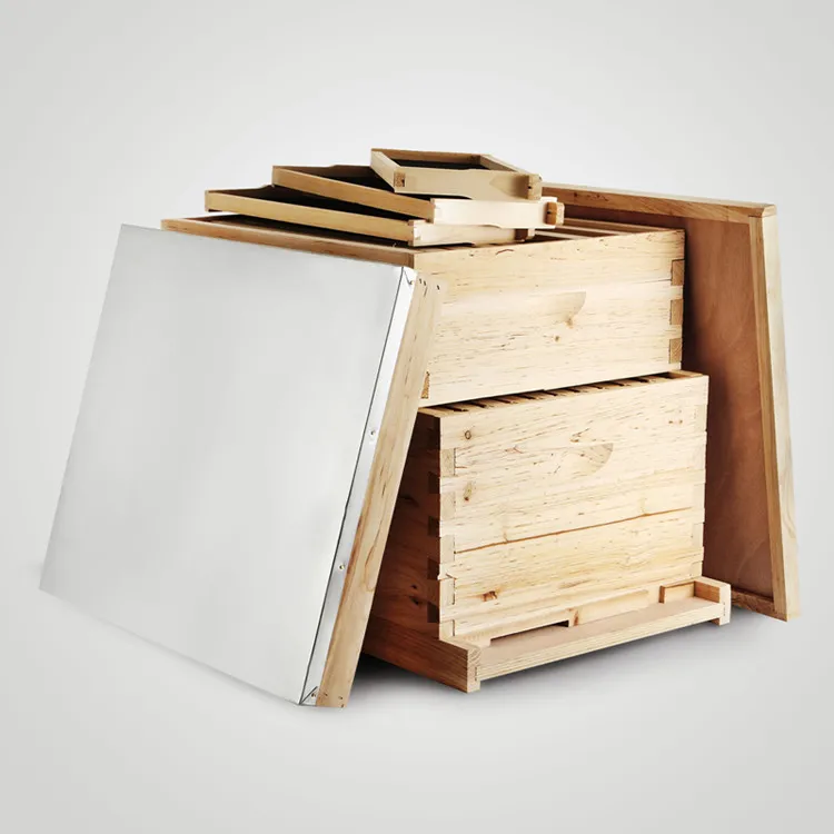 

Breeding Facility Beehive 20 Frame Box Kit (10 Deep-10 Medium) Langstroth Beekeeping