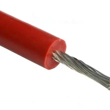 1 м 16AWG 1,5 квадратная Высокая термостойкая силиконовая линия, тестовая линия 10 кВ теплостойкий мягкий силиконовый силикагелевый провод кабель