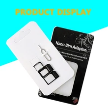 20 Pcs 4 in 1 SIM Card Adapter Connector Kit Sim phone restore card With Pin Convert Nano SIM Card to Micro Standard Adapter