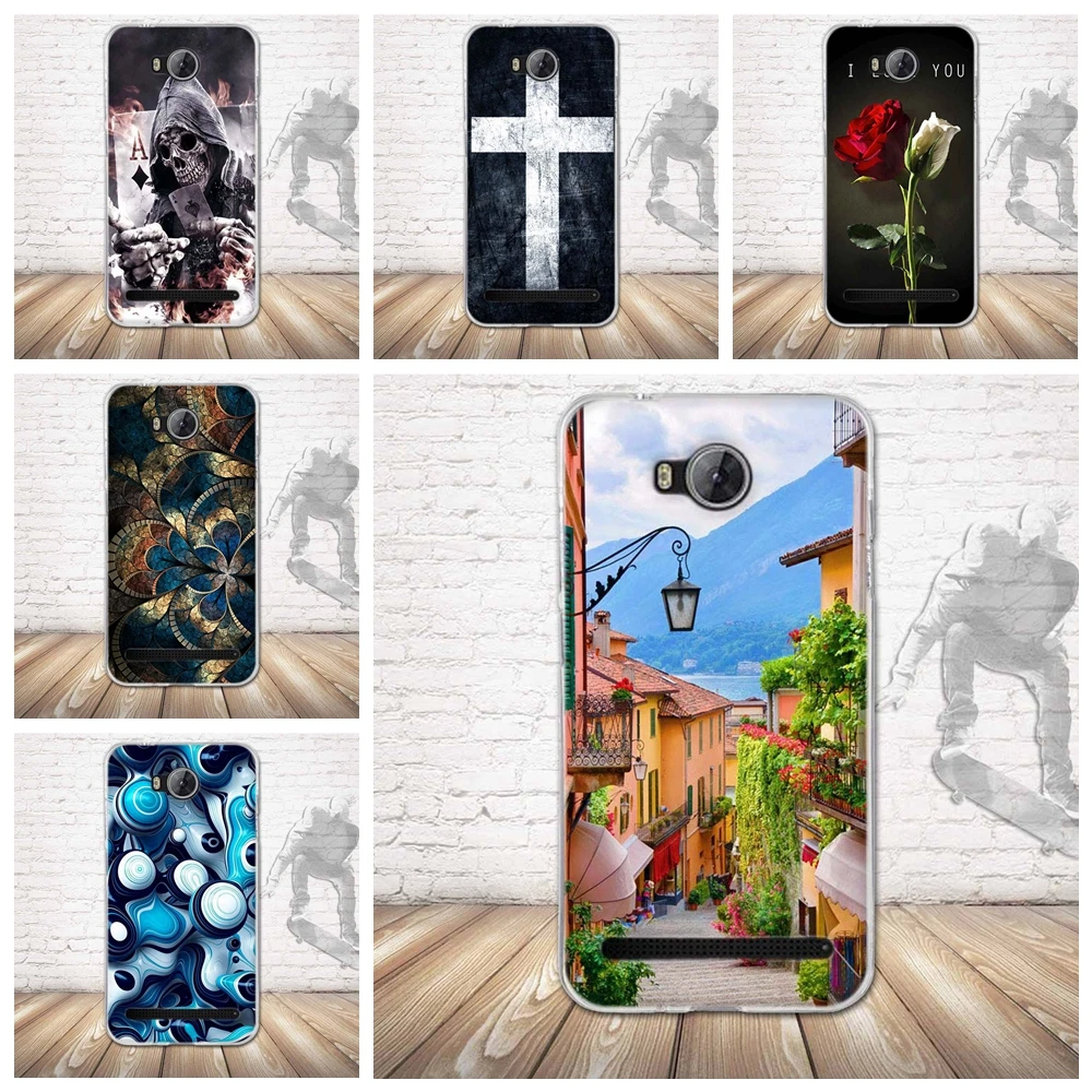 

For Huawei Y3 2 Y3II Case Phone Cover 3D Relief Painting Silicon Back Case for Huawei Y3II Cases Soft TPU Cover For Huawei Y3 II