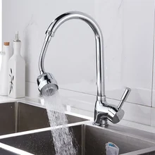 Одноручные смесители высокой арки опрыскиватель из нержавеющей стали однорычажный на бортике кухонный инструмент QJ888