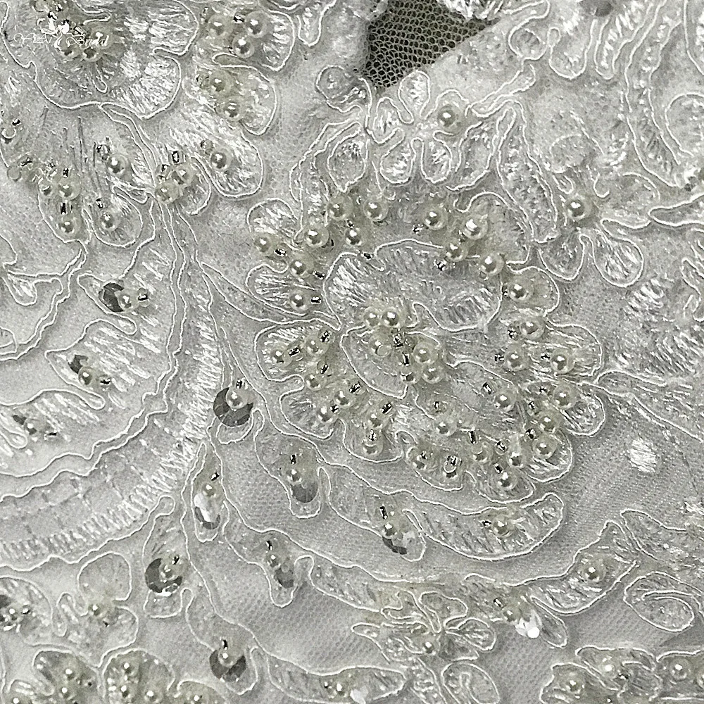 Свадебное платье RSW1467 Robe De Mariee с жемчугом и V образным вырезом|Свадебные платья| |