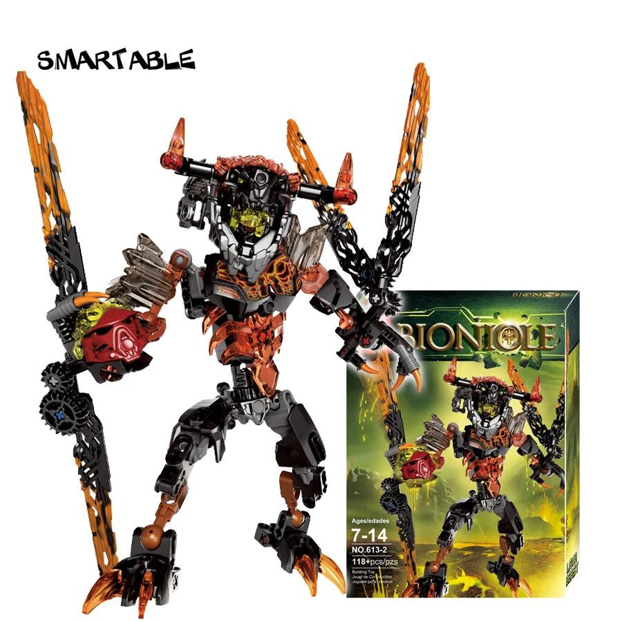 BIONICLE Series - Set of 4 Ekimu Umarak Storm Qurke Action Figures - Building Block Toys for Boys image 4