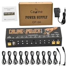 Caline CP-04 Электропитание педали гитары 10 изолированный выход мощность тюнер короткого замыкания/Защита от перегрузки по току электрогитары