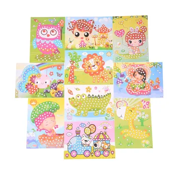 

DIY Diamond Sticker Handmade Crystal Paste Painting Mosaic Puzzle Toys Educational Puzzle Gift Baby Kid