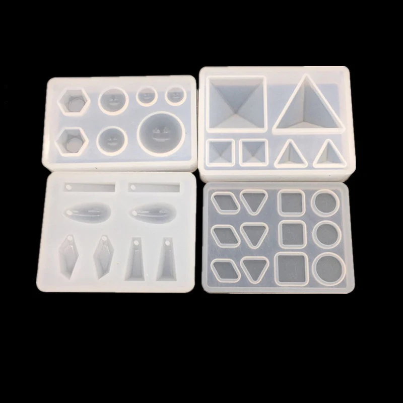 

1PC Pendant Craft DIY Transparent UV Resin Liquid Silicone Combination Molds for DIY Making Finding Accessories Jewelry Tool