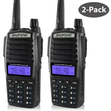 2 pcs PTT Baofeng UV-82 Portable radio 10 KM Talkie Walkie Double Professionnel Ham radio communicador talkie walkie baofeng uv-82