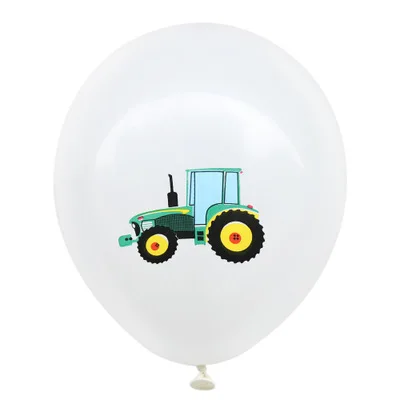 Baby shower Construction vehicle theme birthday decoration baby child birthday party supplies baby shower decoration car party - Цвет: 10pcs balloon1