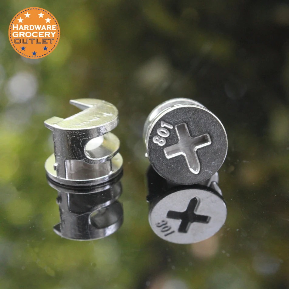 Furniture Cabinet Connecting Cam Fitting, Eccentric Wheel Thickening Furniture Hardware Connector, 50PCS Furniture Cabinet Connecting Cam Fitting, Eccentric Wheel Thickening Furniture Hardware Connector, 50PCS