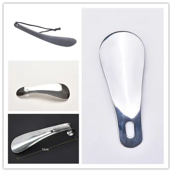 

HOT 1PCS Stainless Steel Metal Shoe Horn Foot Care High Quality Portable Professional Mini Shoe Horn Foot Care Tool 4 Styles