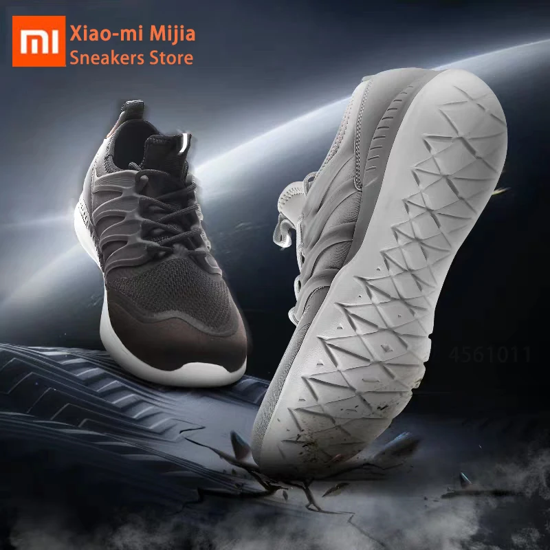 

Xiaomi Mijia Running Shoes FREETIE High-elastic Casual Shoes Smart Lightweight Breathable Mesh Slow Shock Sport Sneakers for men