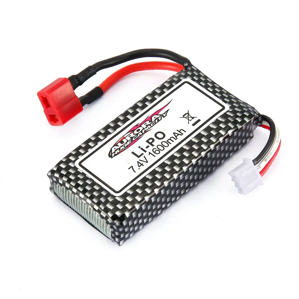 

7.4V Lithium Battery 1600mAh Lipo Battery Toy Battery Model Parts Quadcopter Accessories For XLH 9125 RC Car