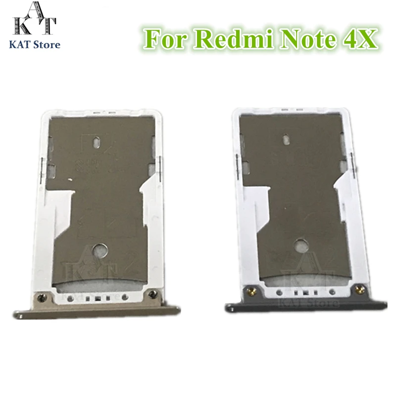 1 Piece For Redmi Note 4x Sim Card Tray Micro Sd Card Slot Holder Adapter For Xiaomi Redmi Note 4x Replacement Parts Sim Cards Adapters Aliexpress